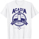 Acadia National Park T Shirt Maine Vintage Men Women Gifts T-Shirt - T-Shirt | White