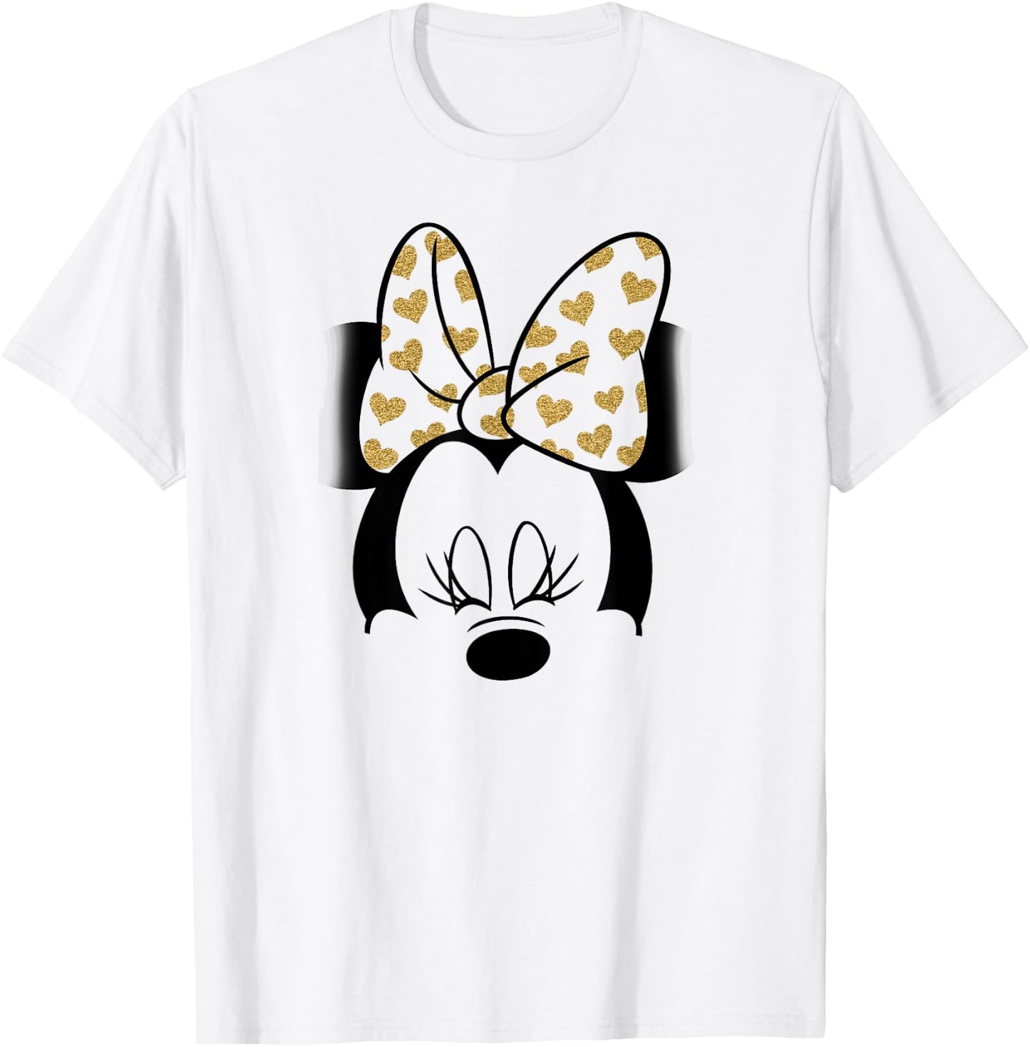Disney - Minnie Mouse Golden Bow T-Shirt - T-Shirt | White