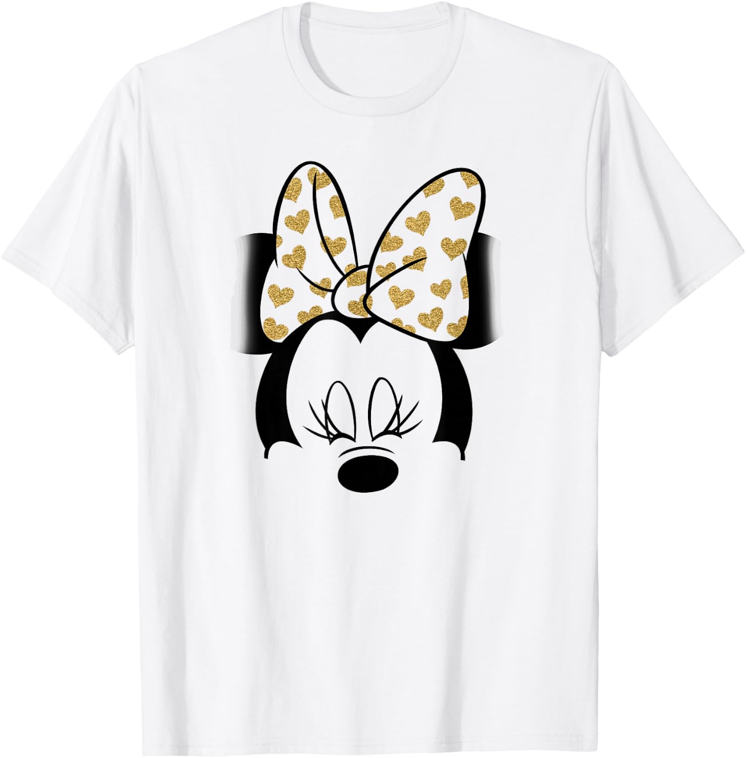 Disney - Minnie Mouse Golden Bow T-Shirt - T-Shirt | White