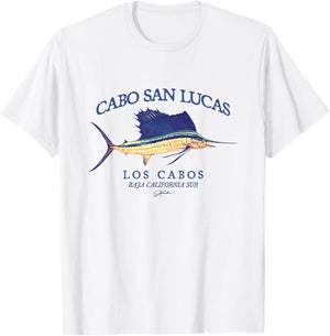 JCombs: Cabo San Lucas, Los Cabos, Sailfish T-Shirt - T-Shirt | White