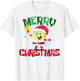 SpongeBob SquarePants Santa Outfit Merry Christmas T-Shirt - T-Shirt | White