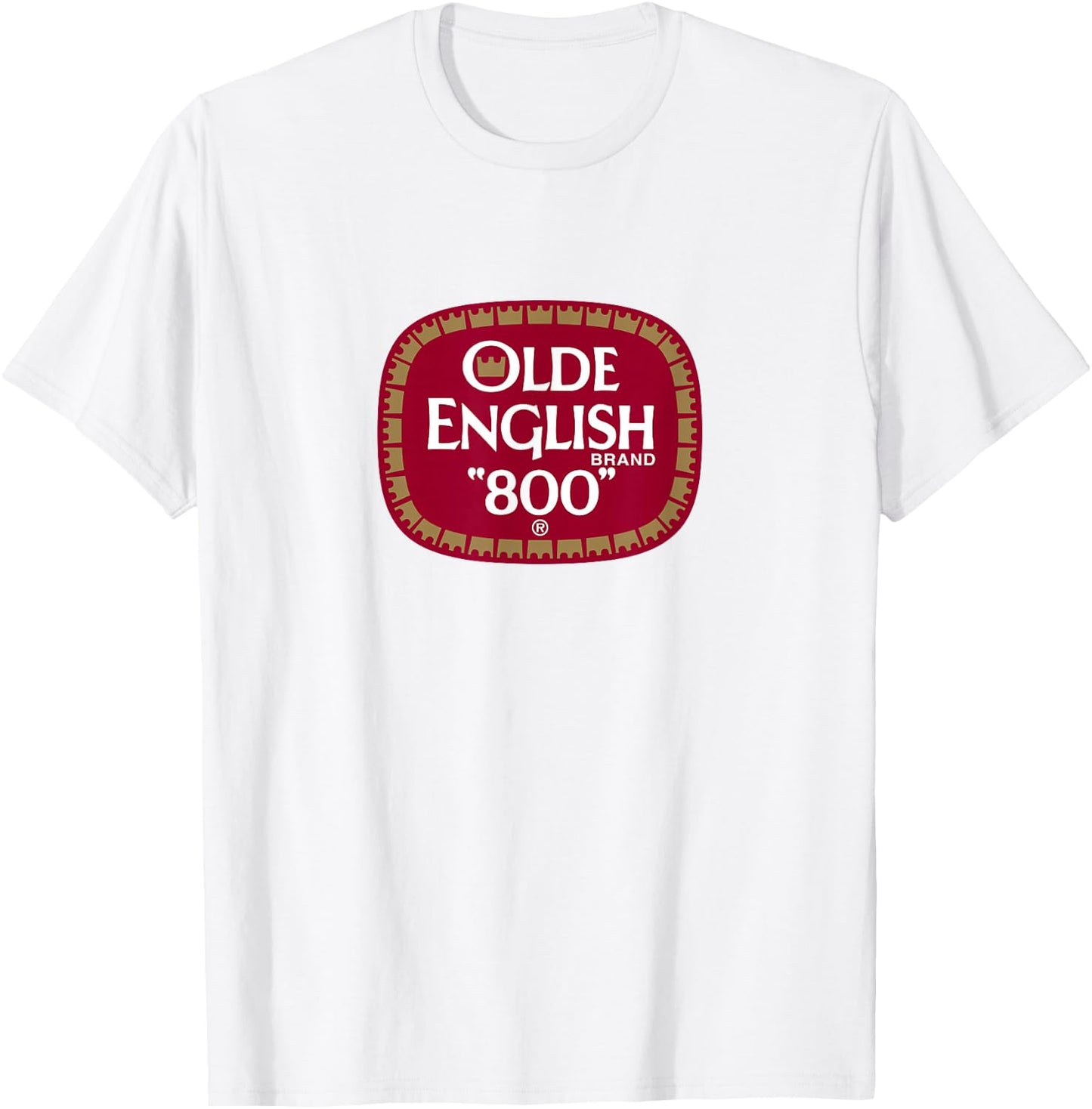 Olde English 800 Beer Shirt (Official) T-Shirt - T-Shirt | White