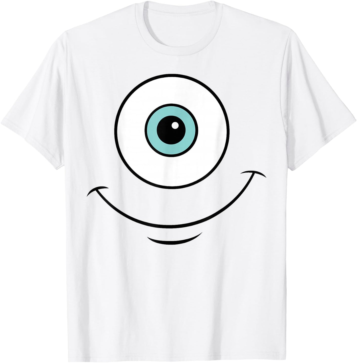 Disney Pixar Monsters, Inc. Halloween Mike Face Costume T-Shirt - T-Shirt | White