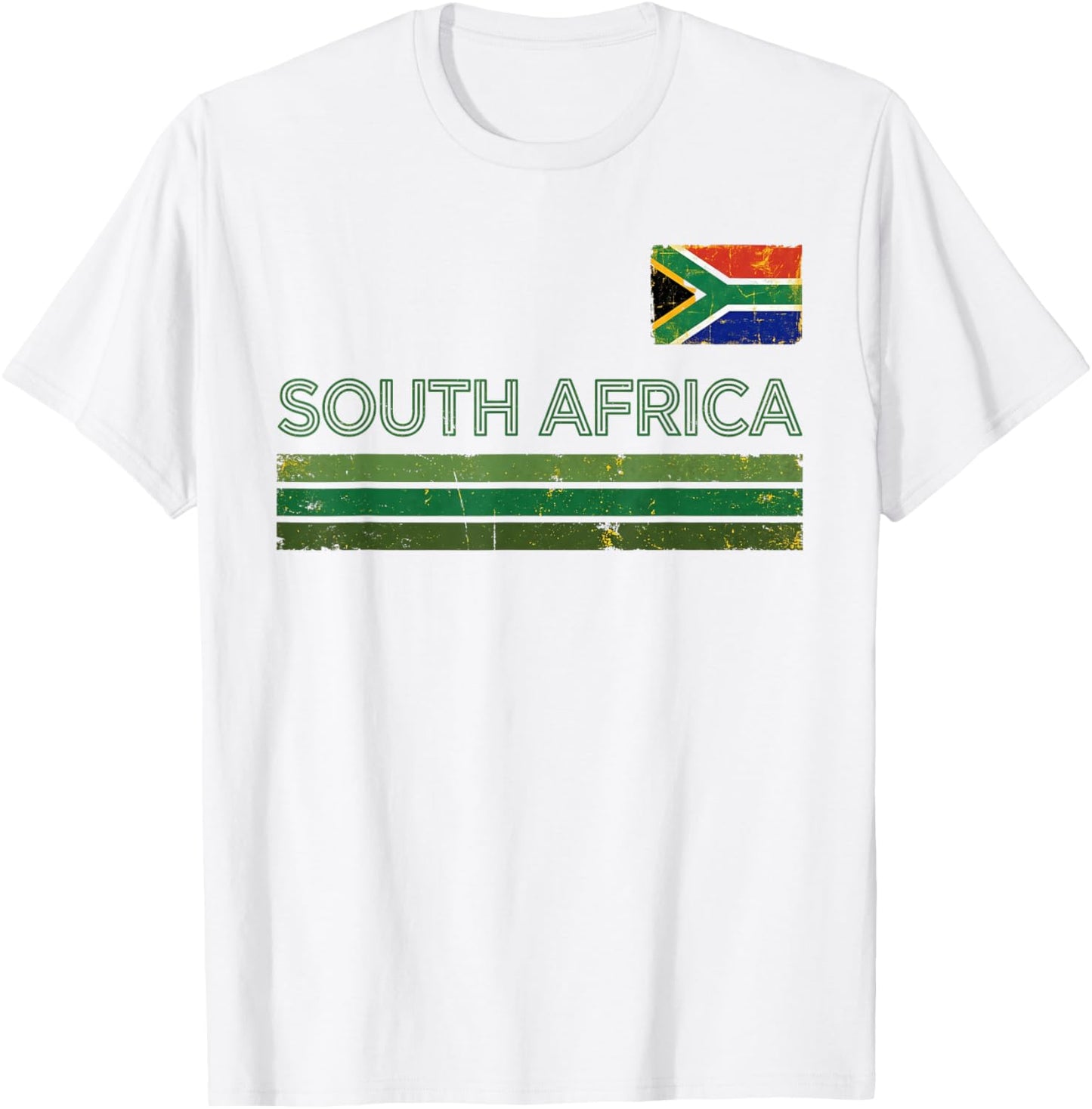 South Africa Retro Vintage Jersey Capetown African T-Shirt - T-Shirt | White