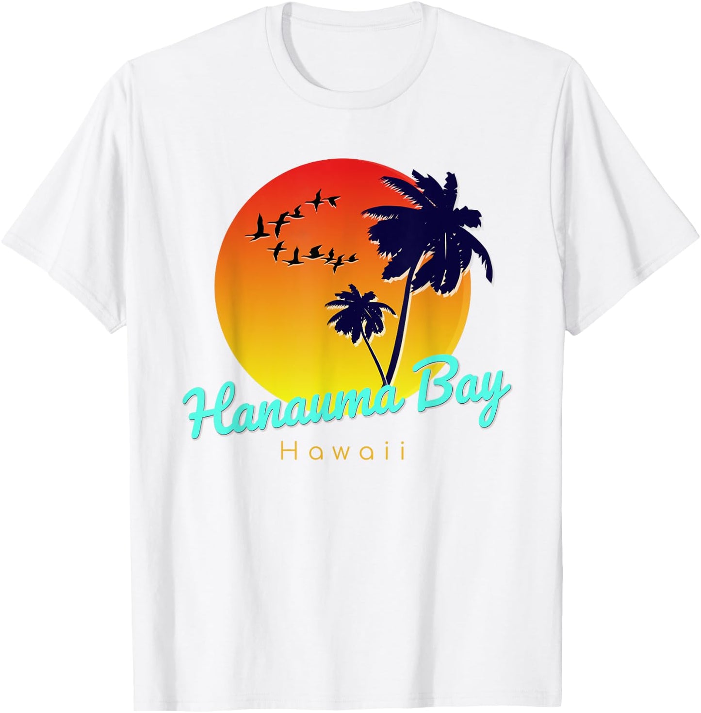 Hanauma Bay | Hawaii surfing beach T-Shirt - T-Shirt | White