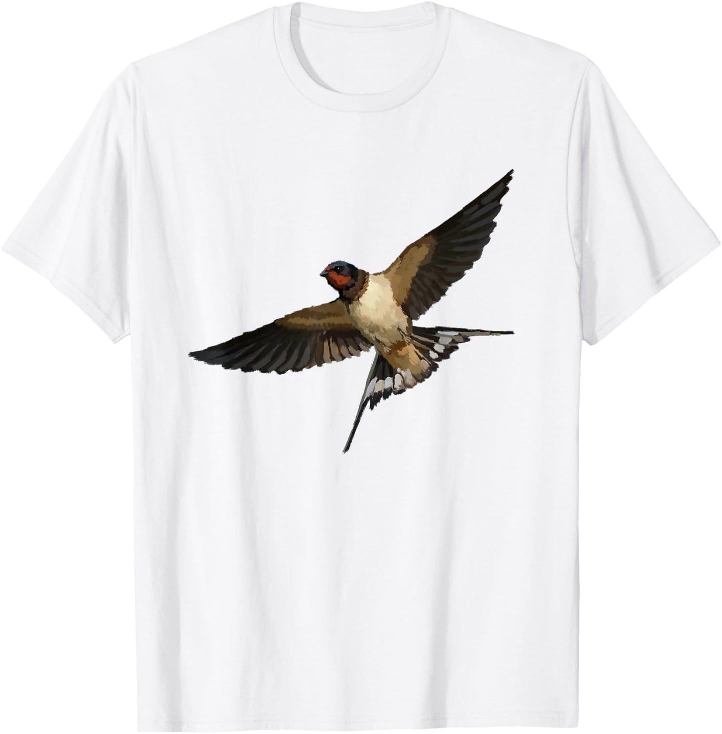 Barn Swallow Bird T Shirt T-Shirt - T-Shirt | White