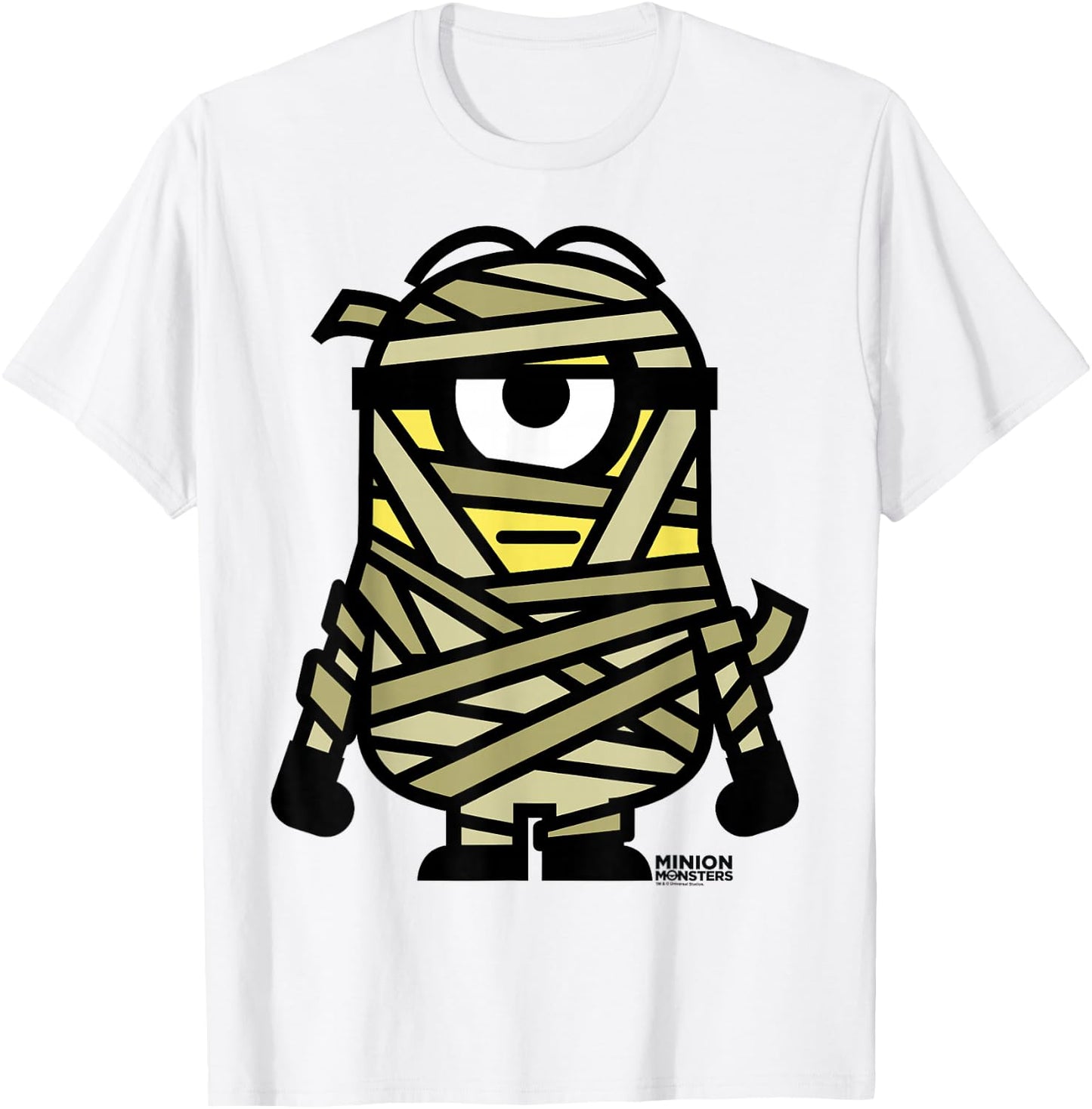 Despicable Me Mummy Halloween Monster Graphic T-Shirt - T-Shirt | White