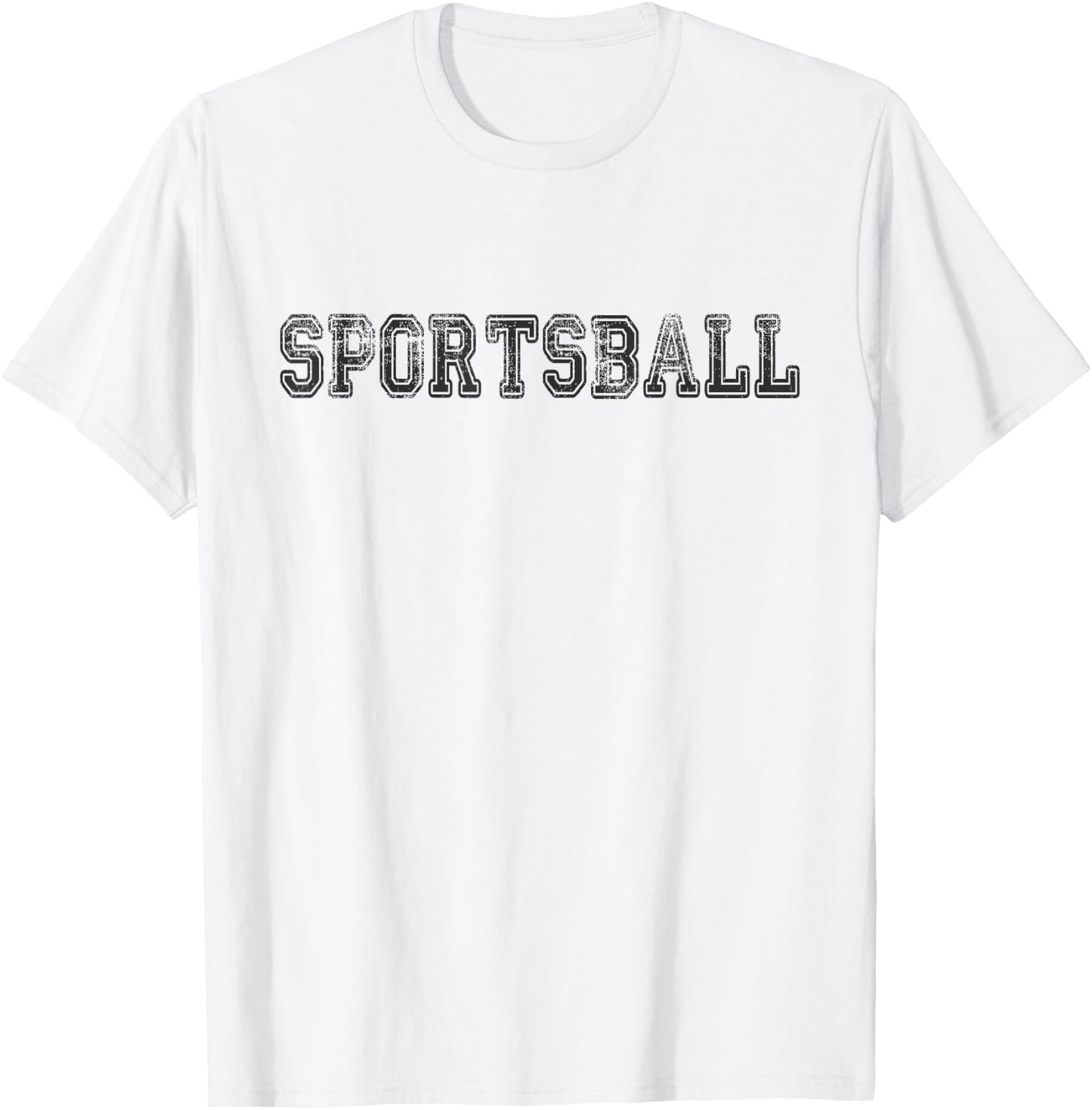 Sportsball - Vintage Sports Ball Funny T-Shirt - T-Shirt | White