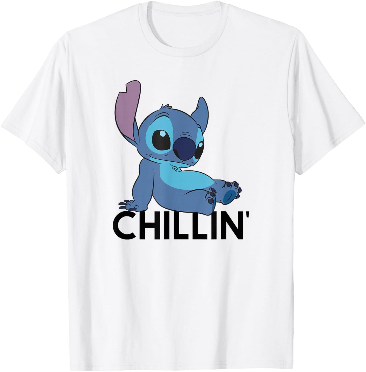 Lilo & Stitch - Chillin T-Shirt - T-Shirt | White
