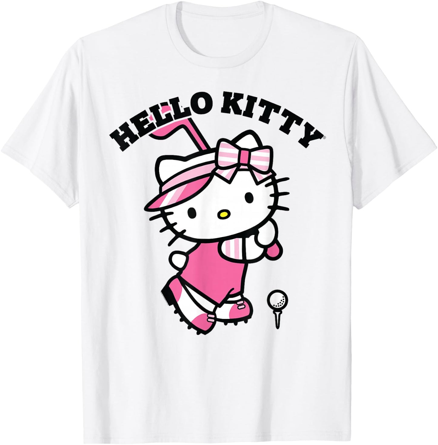 Hello Kitty Golf T-Shirt - T-Shirt | White