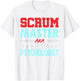 Scrum Master Psychologist Agile Team PM Funny Gift Shirt T-Shirt - T-Shirt | White