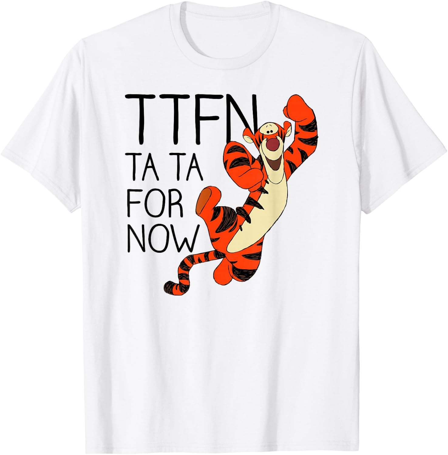 Disney - Winnie The Pooh Tiger Ta Da for Now T-Shirt - T-Shirt | White