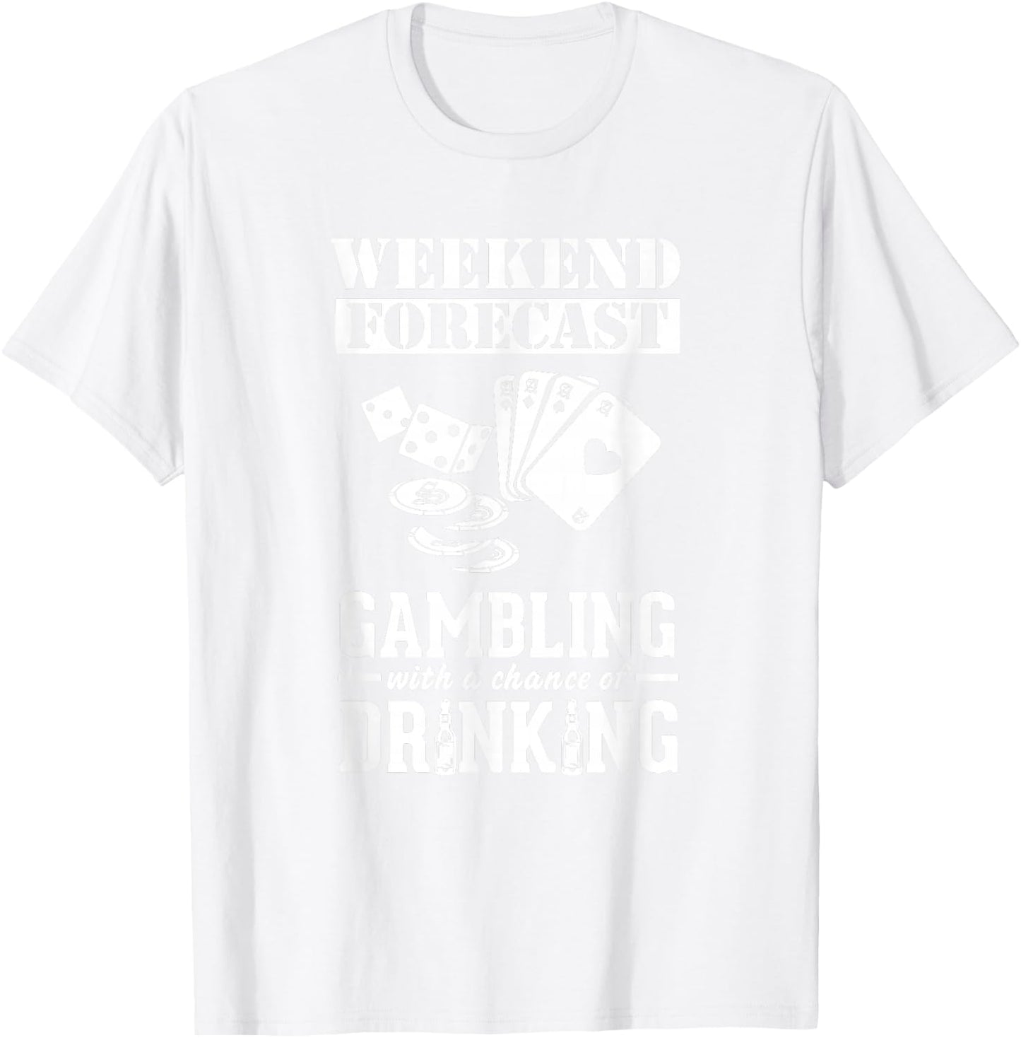 Men's Grey Cotton Polyester Blend Modern Letter Print Short Sleeve T-Shirt - T-Shirt | White