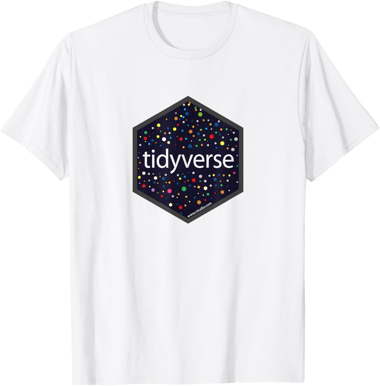 Tidyverse Hex - R Rstudio #rstats T-Shirt - T-Shirt | White