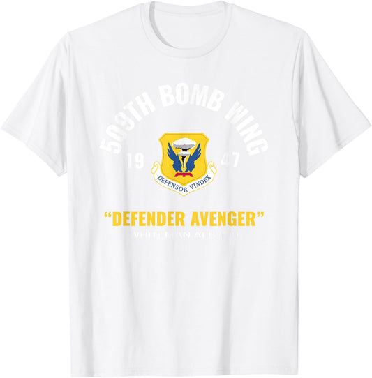 Military 509th Bomb Wing T-Shirt - T-Shirt | White