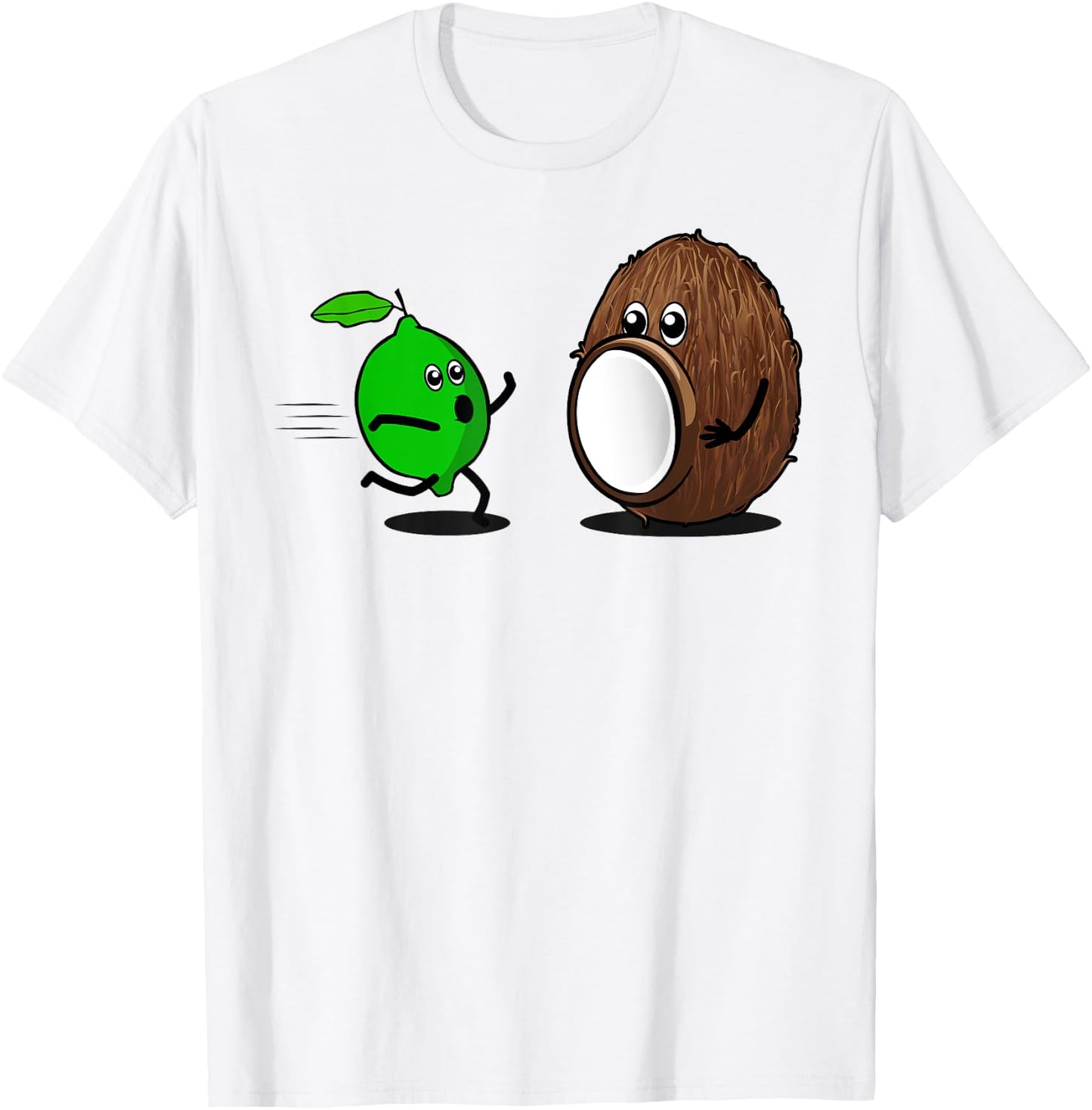 Put The Lime In The Coconut Funny Running Lime Graphic T-Shirt - T-Shirt | White
