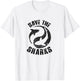 Save the Sharks Diving Ocean Freediving Sea Apnea design T-Shirt - T-Shirt | White