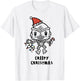 Universal Monsters Christmas Creature From The Black Lagoon T-Shirt - T-Shirt | White