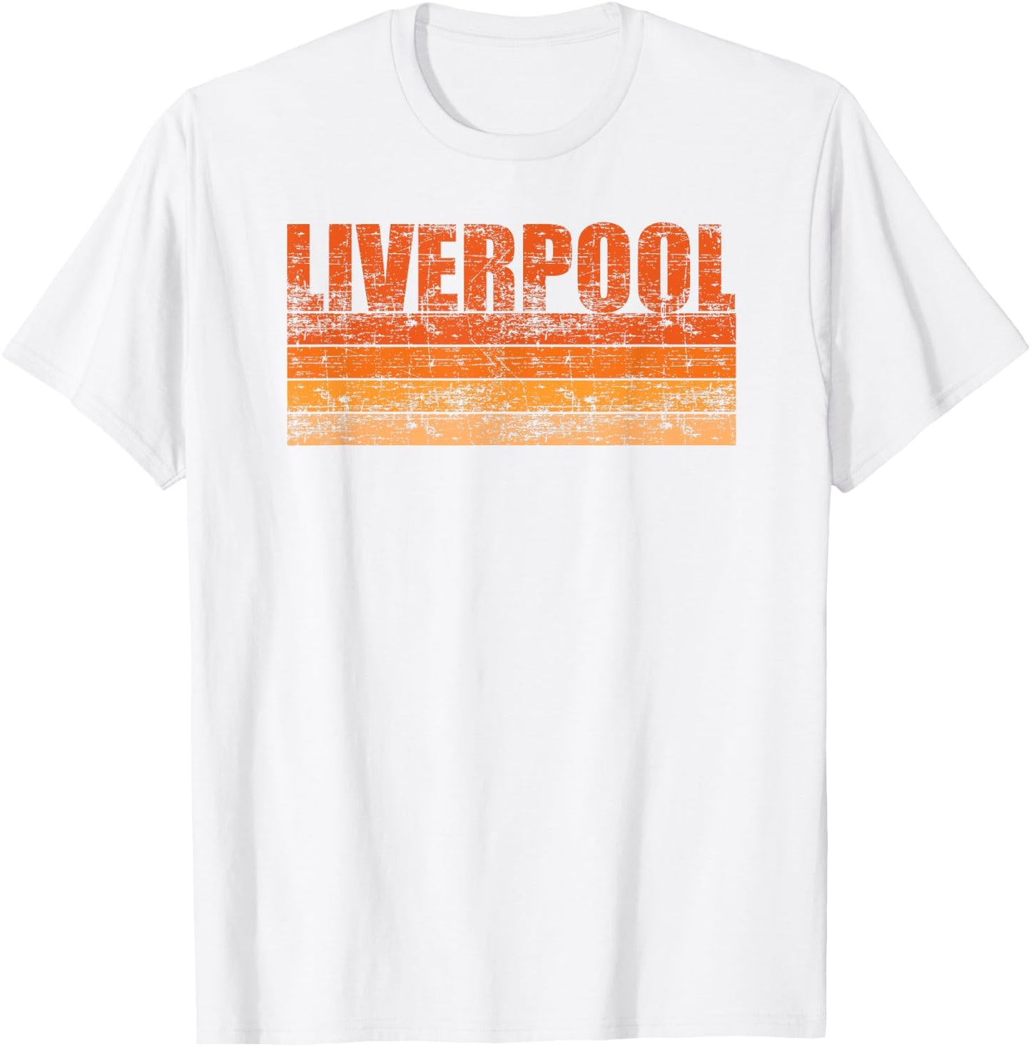 Liverpool Shirt Vintage Retro England T-Shirt - T-Shirt | White