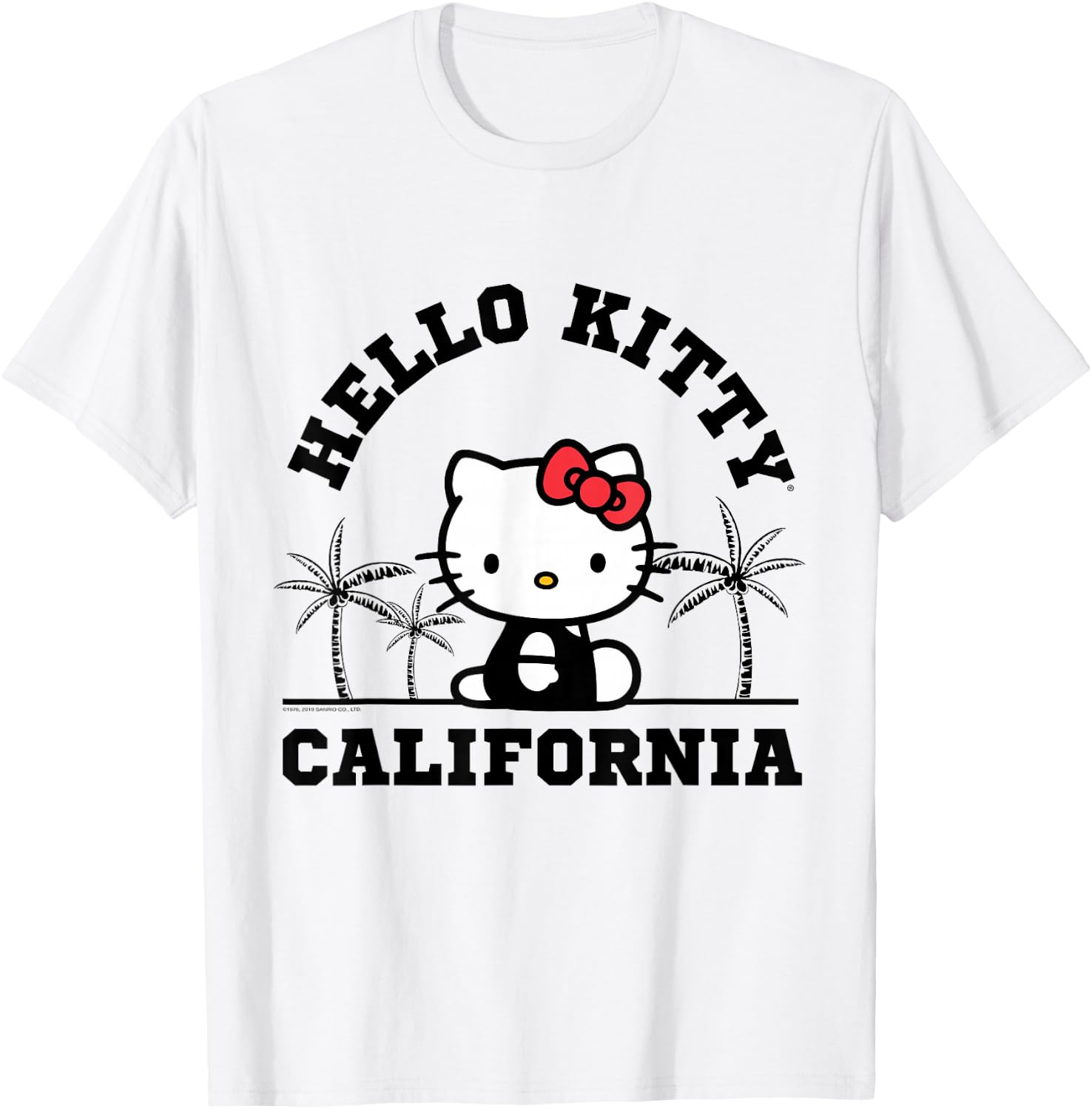 Hello Kitty California Palm Tree Shirt T-Shirt - T-Shirt | White