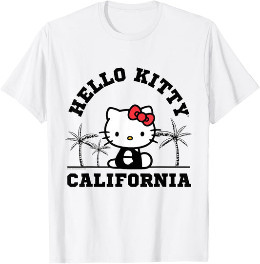 Hello Kitty California Palm Tree Shirt T-Shirt - T-Shirt | White