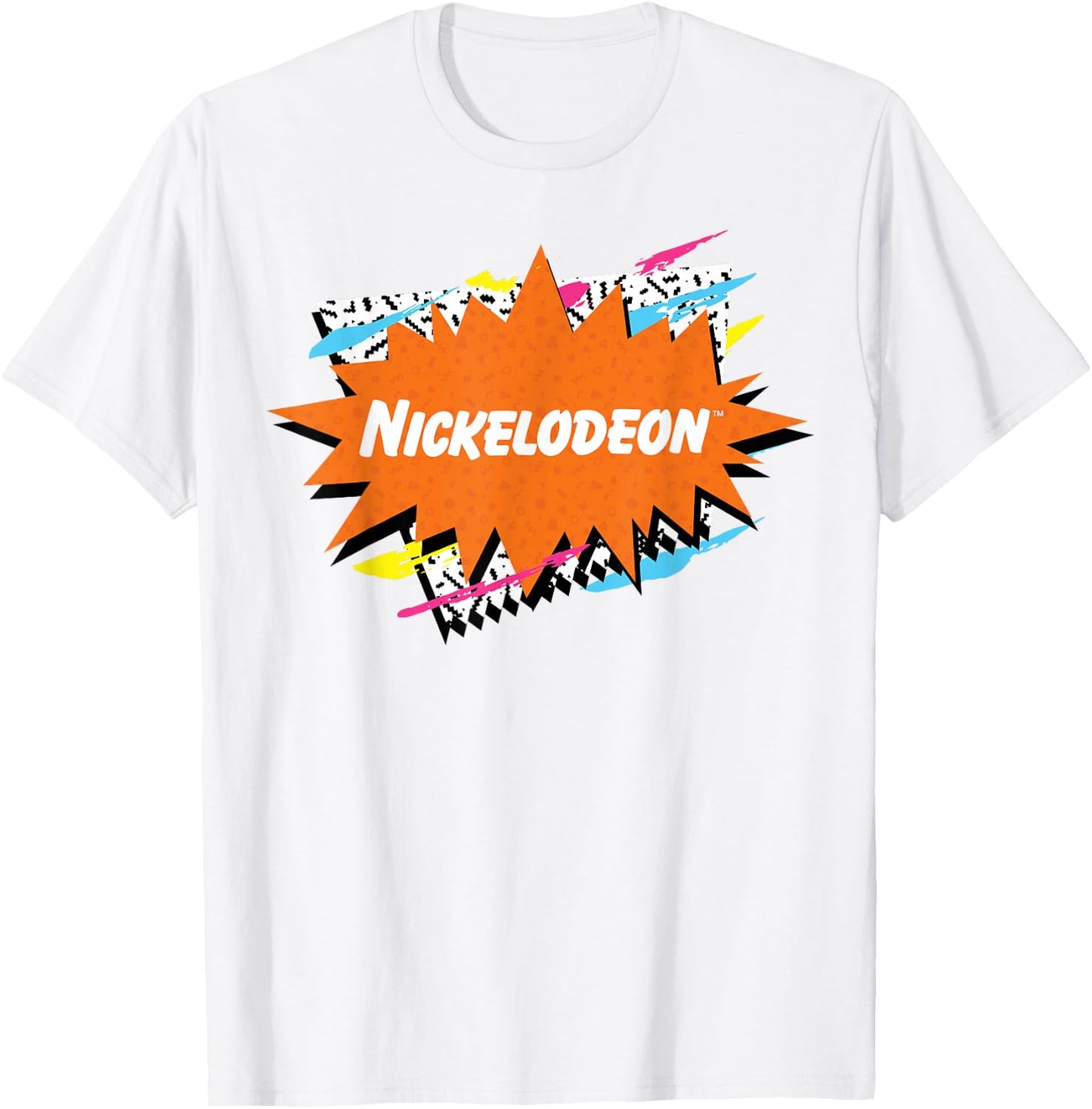 Nickelodeon Retro Logo Graphic T-Shirt - T-Shirt | White