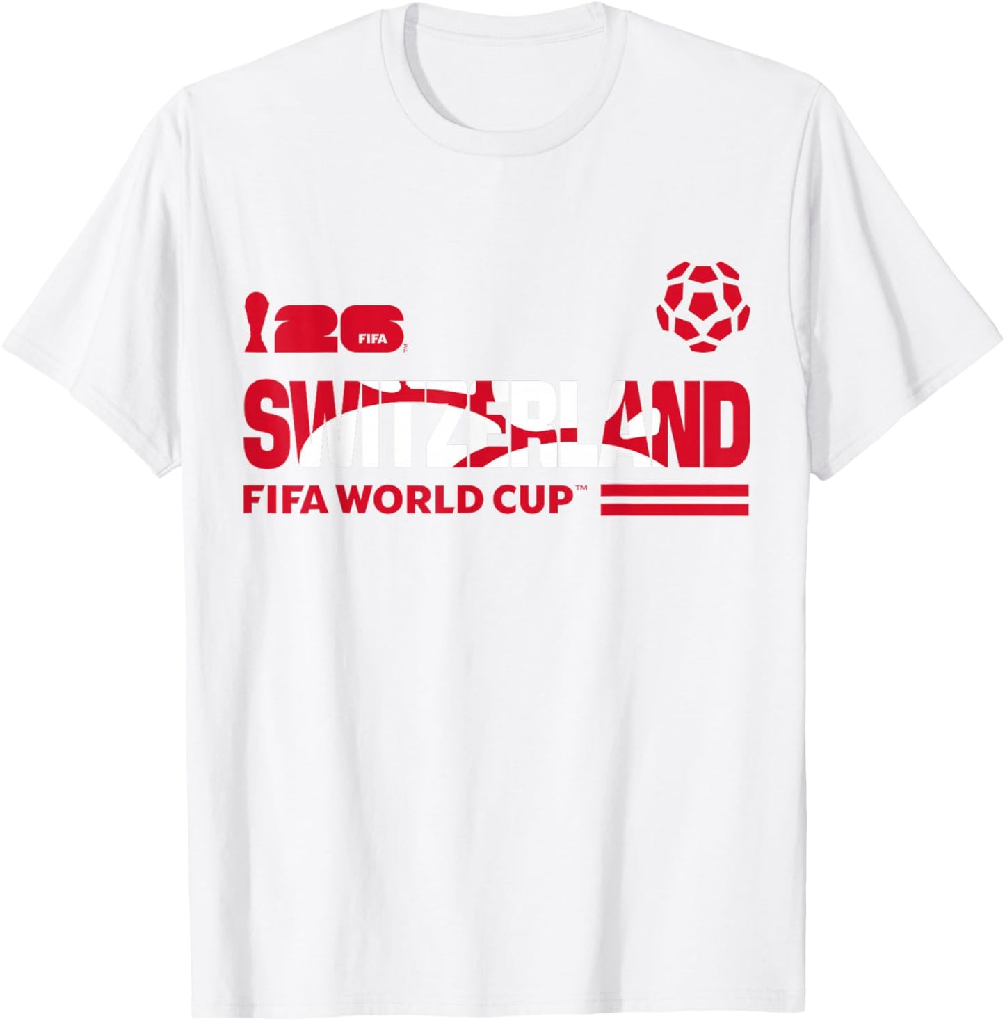 FIFA World CUP26 Qualifier Switzerland T-Shirt - T-Shirt | White