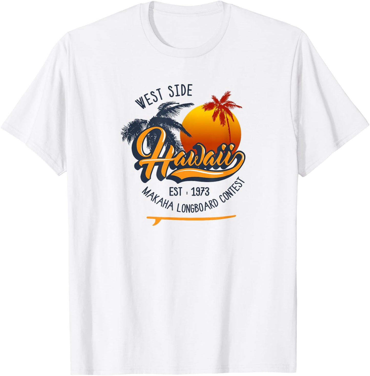 Hawaii Makaha Beach Longboard Contest Women Kids T-Shirt - T-Shirt | White