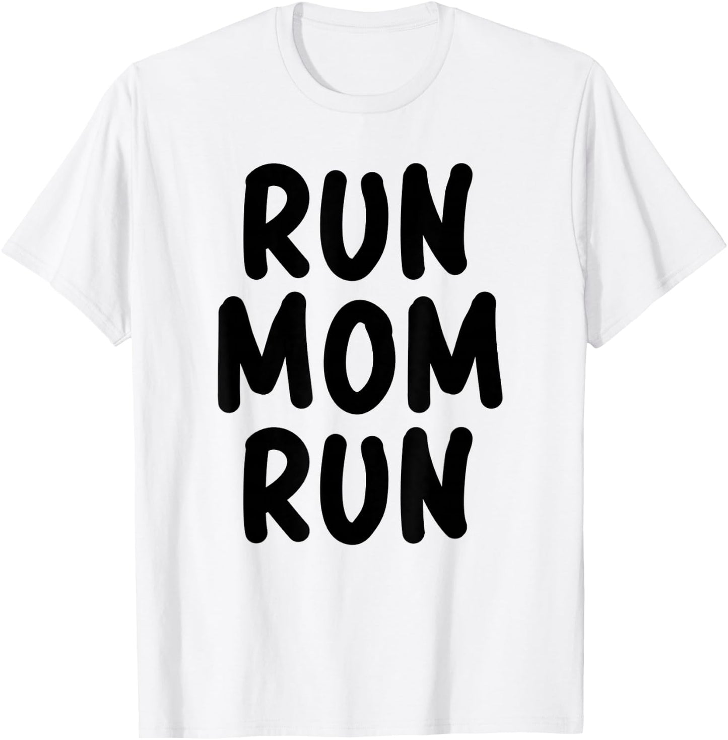 Funny Run Mom Marathon 5k Family Race Day Gift T-Shirt - T-Shirt | White