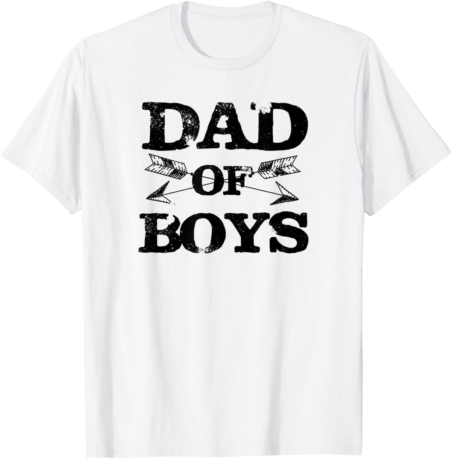 Dad Of Boys Cool Funny Daddy Fathers Day Gift Dads Men T-Shirt - T-Shirt | White
