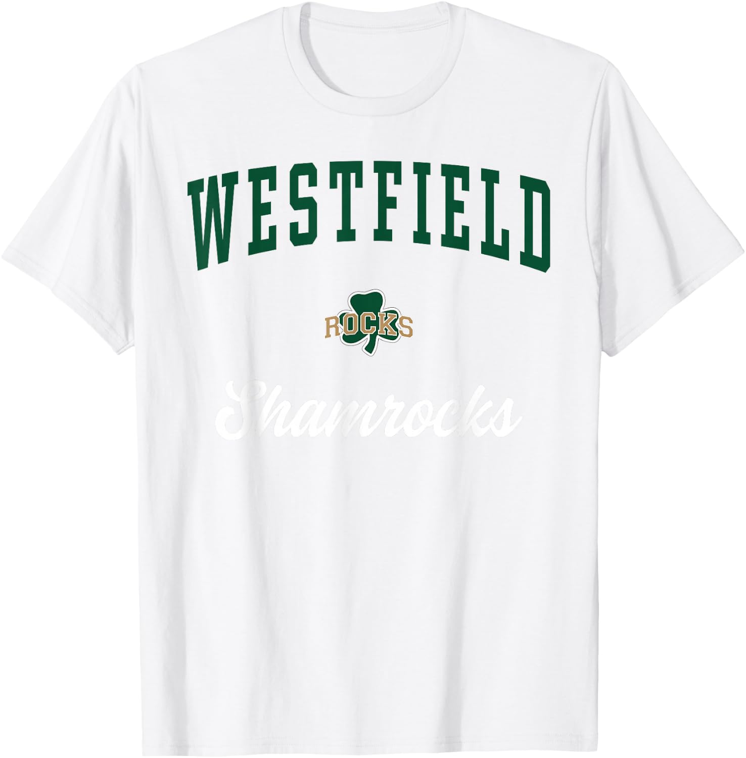 Westfield High School Shamrocks T-Shirt - T-Shirt | White
