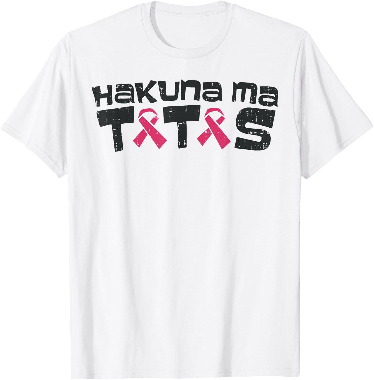 Funny Breast Cancer Awareness Shirt Ma Tatas Support Gift T-Shirt - T-Shirt | White
