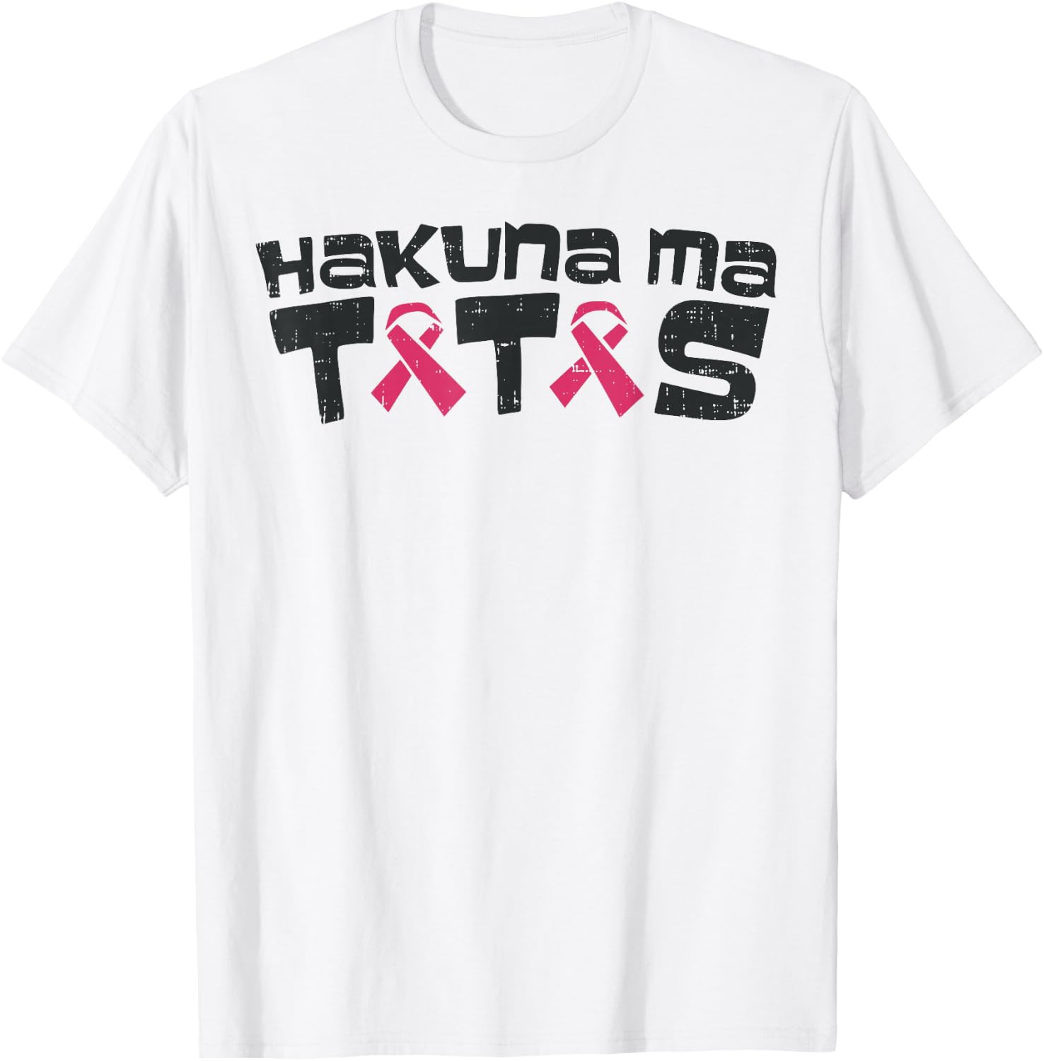 Funny Breast Cancer Awareness Shirt Ma Tatas Support Gift T-Shirt - T-Shirt | White