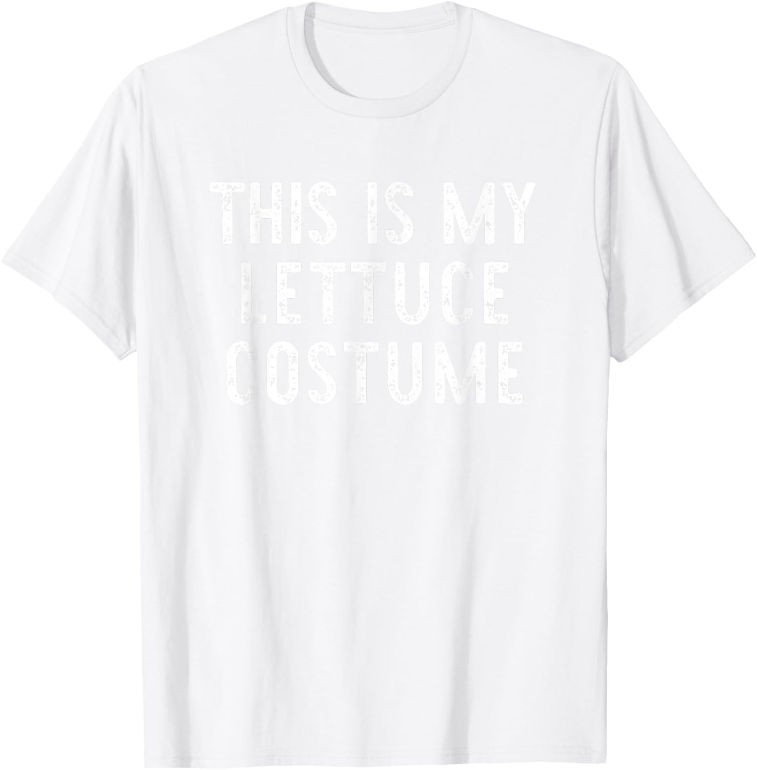 This is My Lettuce Costume Halloween Funny Simple Kids Adult T-Shirt - T-Shirt | White