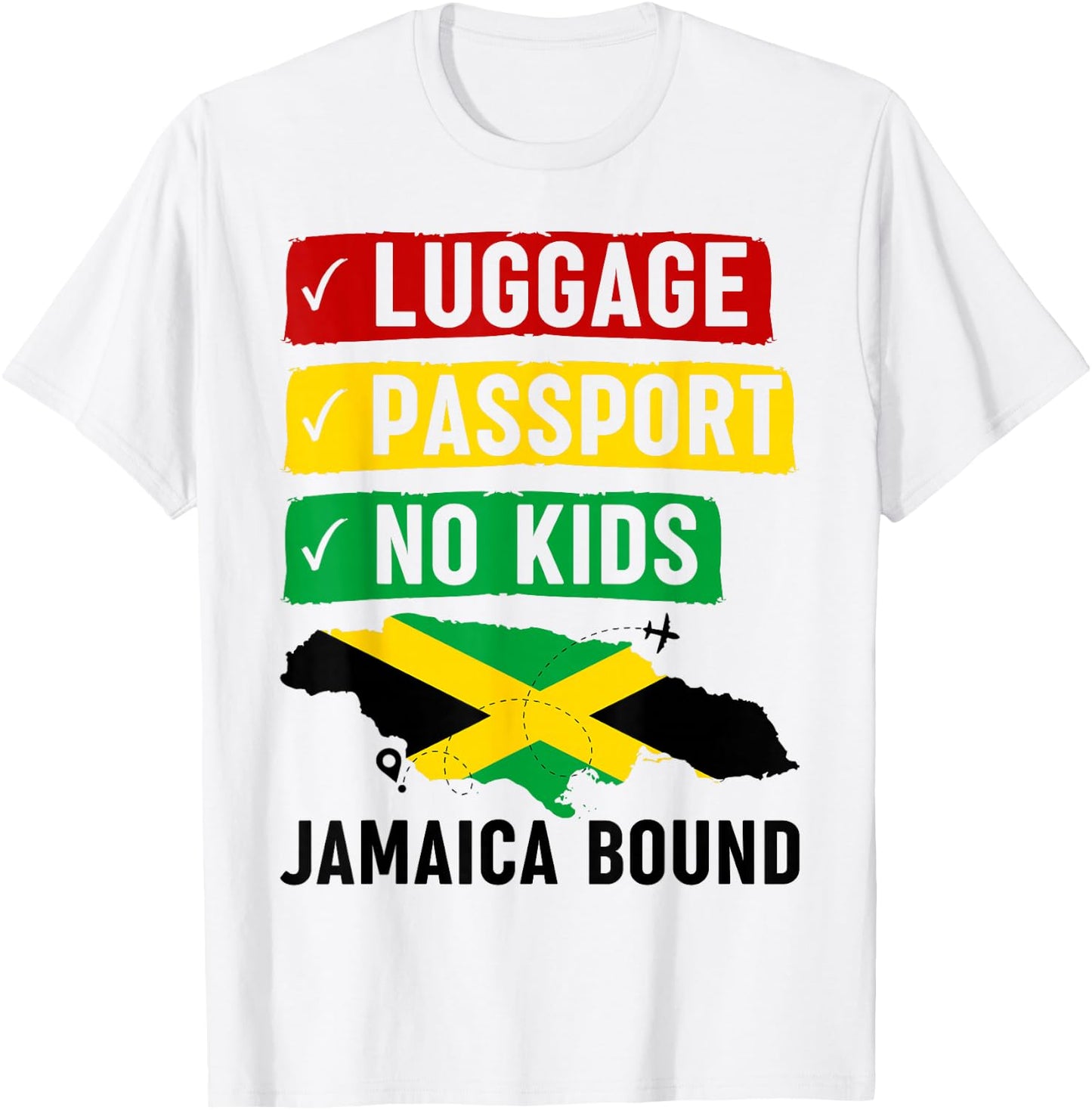 Jamaican Travel Vacation Outfit To Jamaica Men Women Jamaica T-Shirt - T-Shirt | White