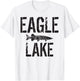 Eagle Lake Muskie Fishing Muskellunge Gift T-Shirt - T-Shirt | White
