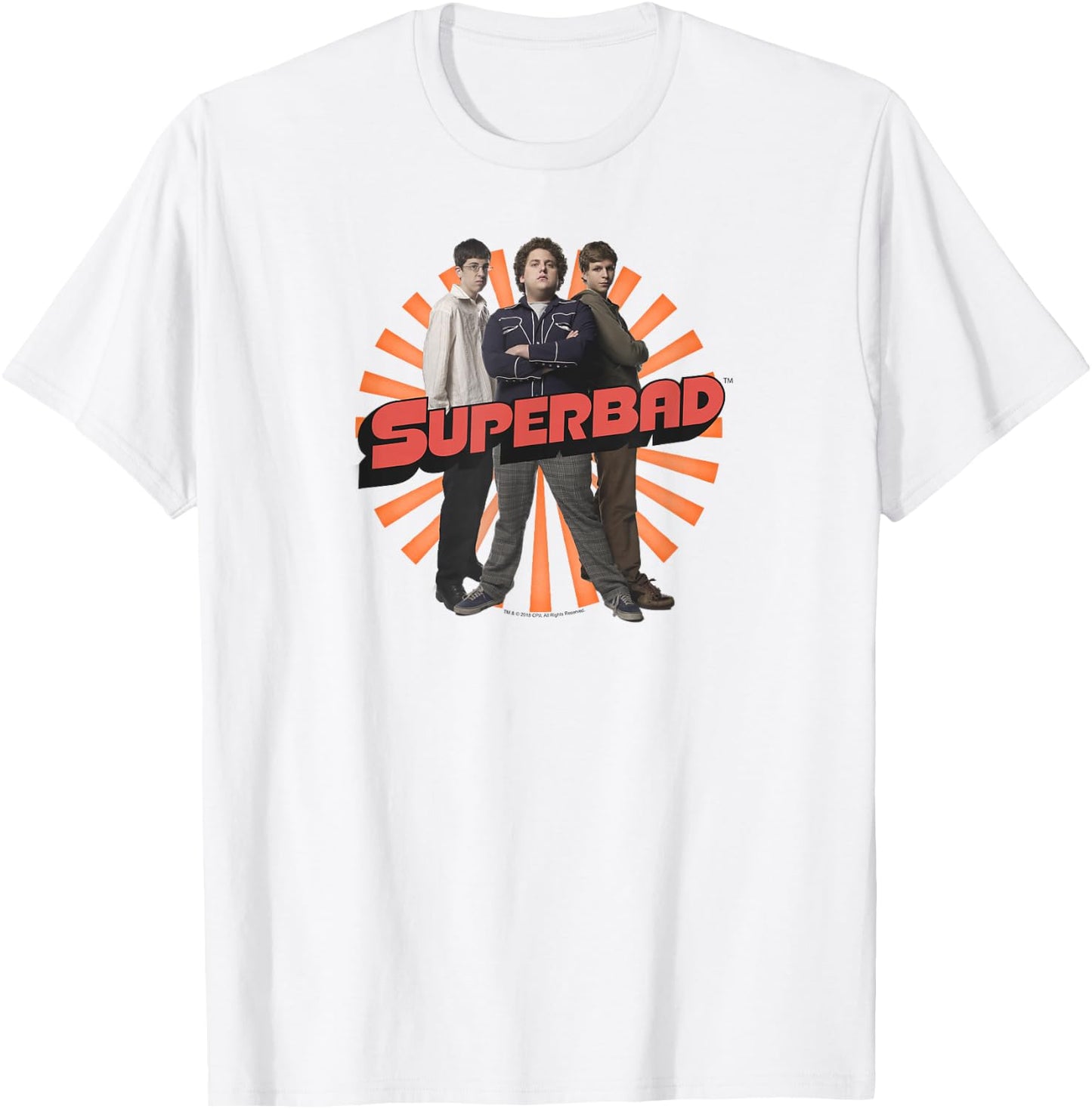 Superbad Group Vintage Sunburst T-Shirt - T-Shirt | White