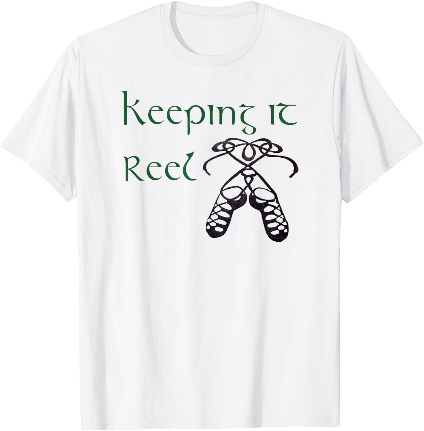 Cute Funny Irish Step Dance Girls & Women Reel Gift T-Shirt - T-Shirt | White