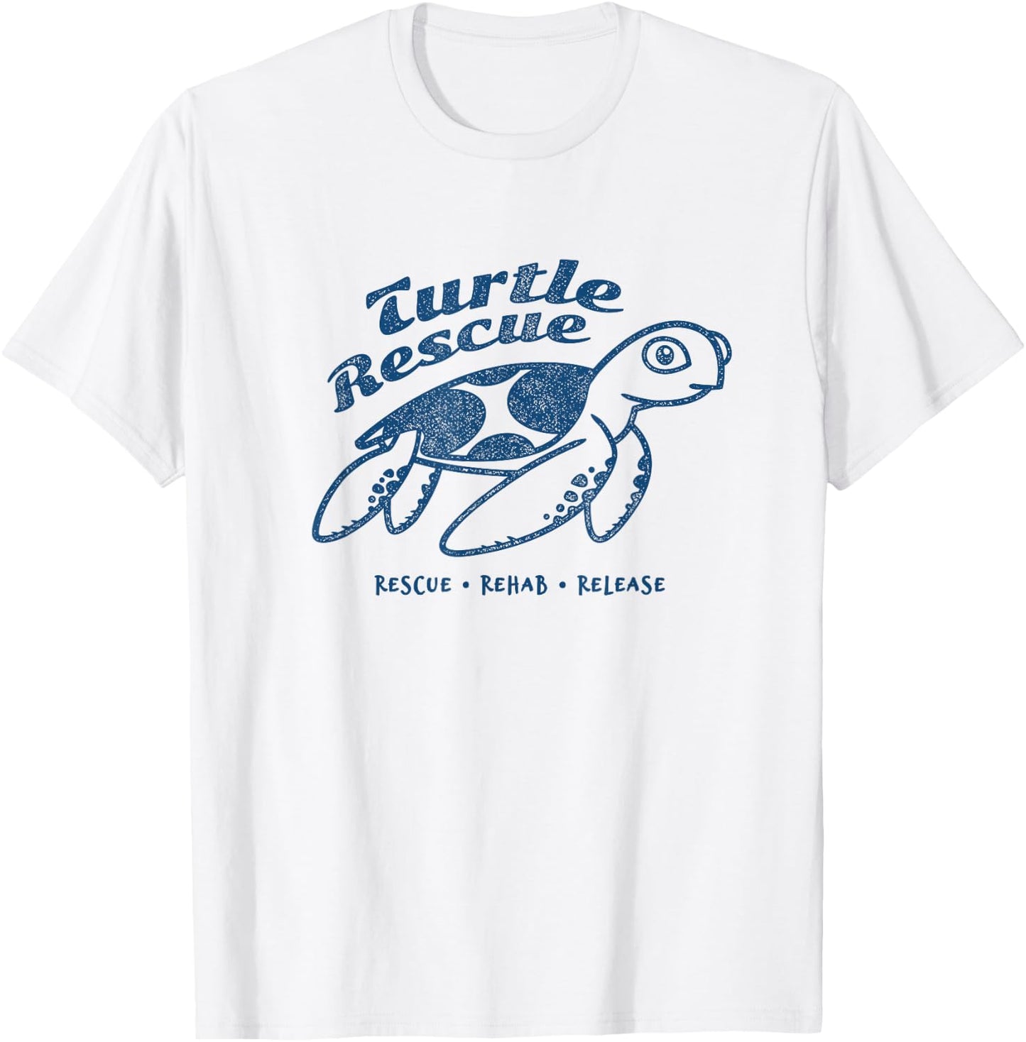 Turtle Rescue - Rescue Rehab Release Turtle Conservation T-Shirt - T-Shirt | White
