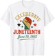 Celebrate Juneteenth 1865 African Pride Celebration T-Shirt - T-Shirt | White