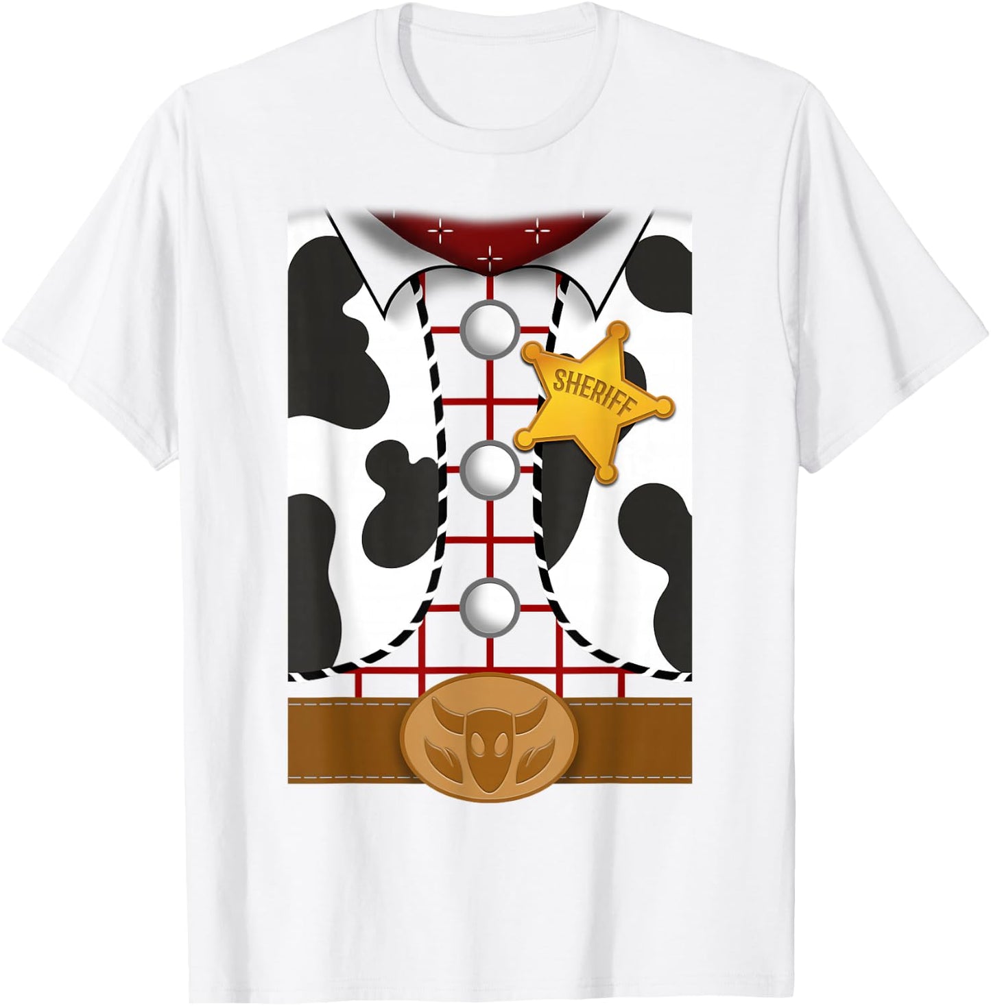 Disney Pixar Toy Story Woody Suit Halloween T-Shirt - T-Shirt | White