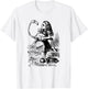 Big Texas Alice in Wonderland Alice Flamingo Croquet T-Shirt - T-Shirt | White