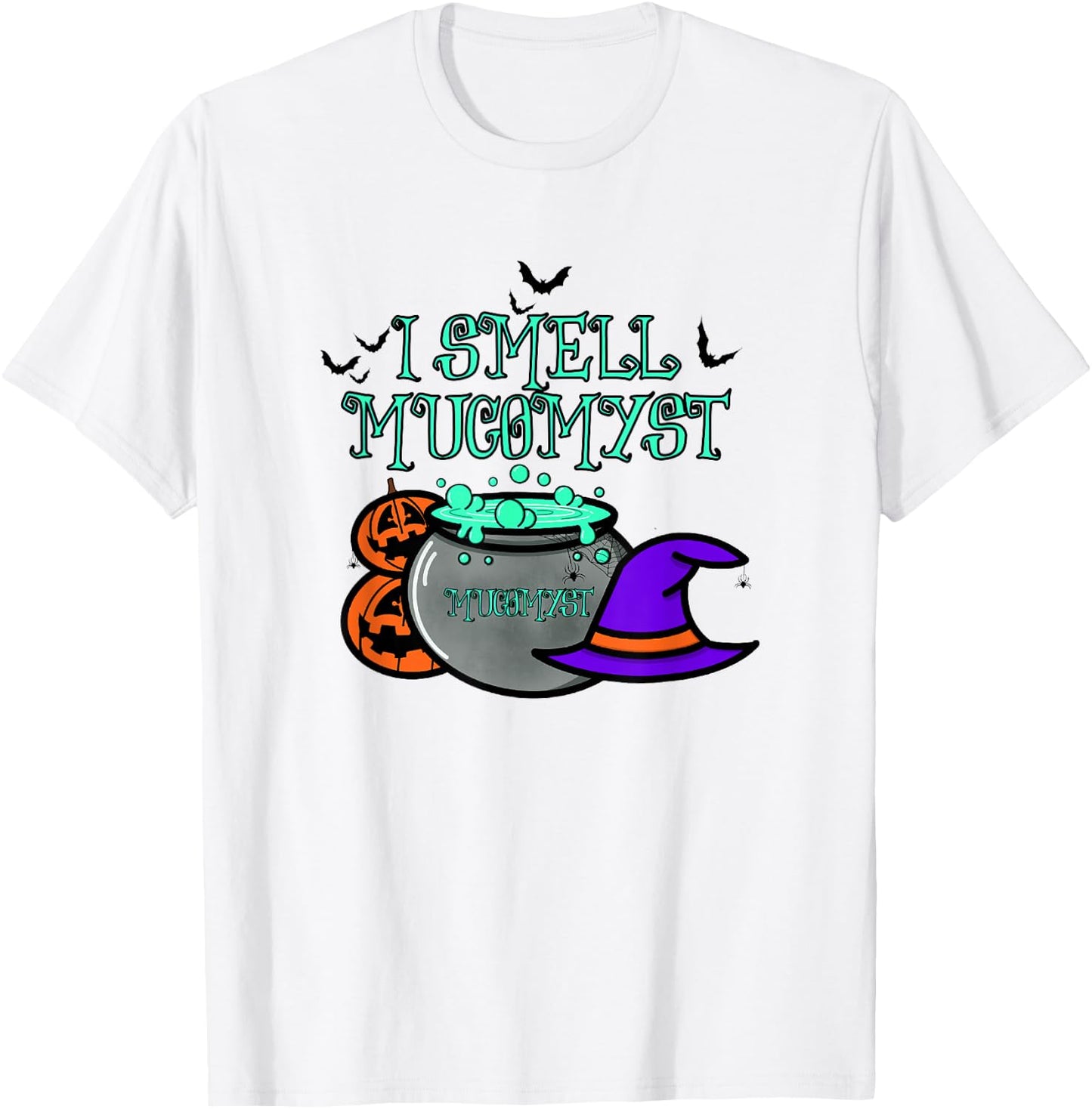 Halloween Respiratory Therapist Design I Smell Mucomyst Brew T-Shirt - T-Shirt | White