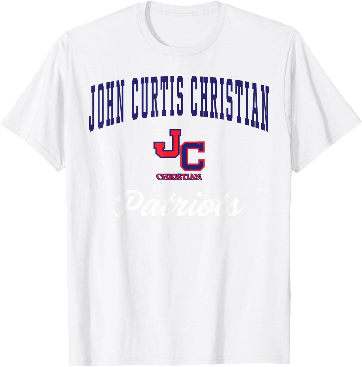 John Curtis Christian High School Patriots C3 T-Shirt - T-Shirt | White