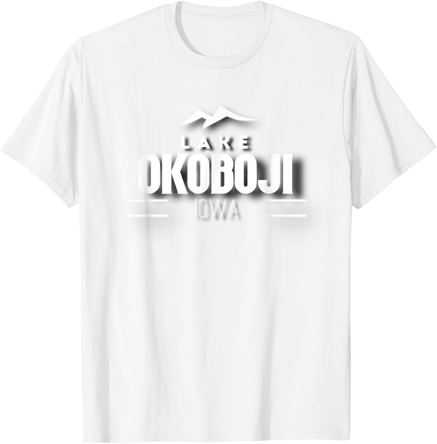 Lake Okoboji Iowa T-Shirt - T-Shirt | White