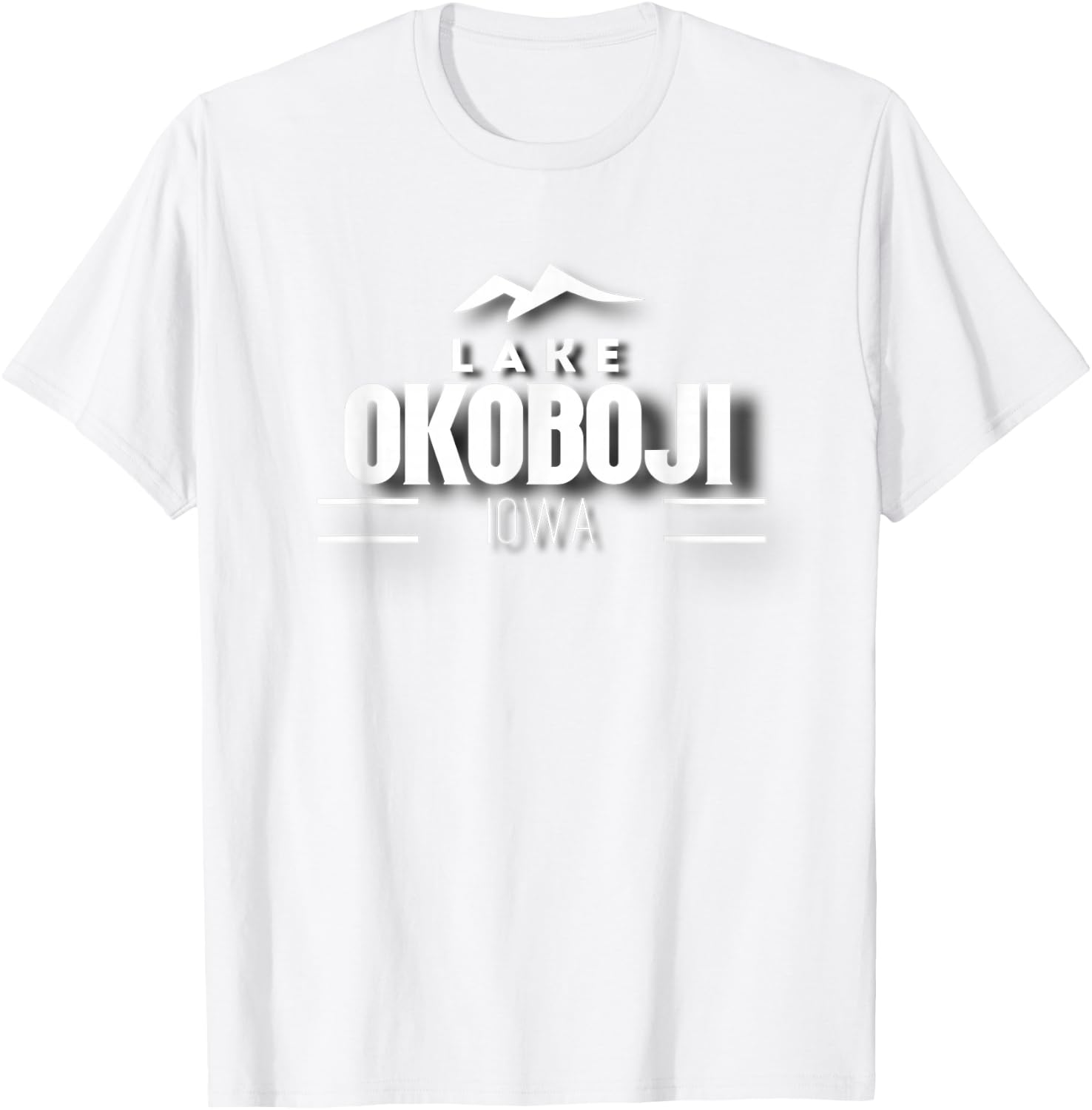 Lake Okoboji Iowa T-Shirt - T-Shirt | White