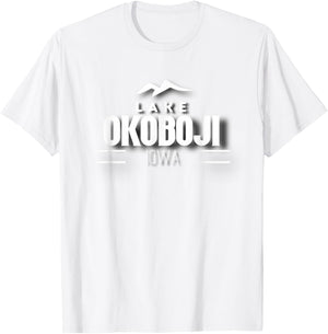 Lake Okoboji Iowa T-Shirt - T-Shirt | White
