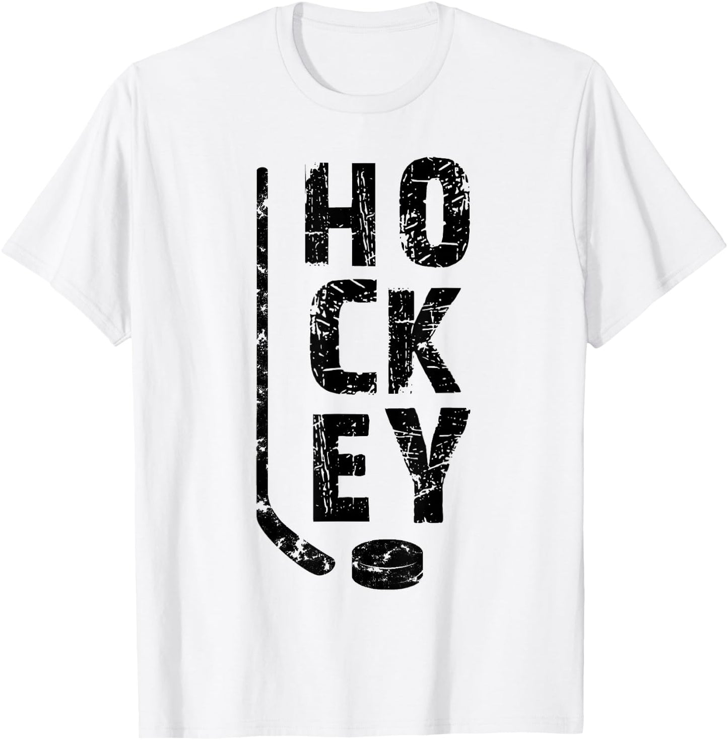 Ice Hockey Player T-Shirt - T-Shirt | White