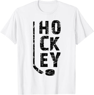 Ice Hockey Player T-Shirt - T-Shirt | White