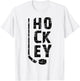 Ice Hockey Player T-Shirt - T-Shirt | White